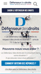 Mobile Screenshot of defenseurdesdroits.fr